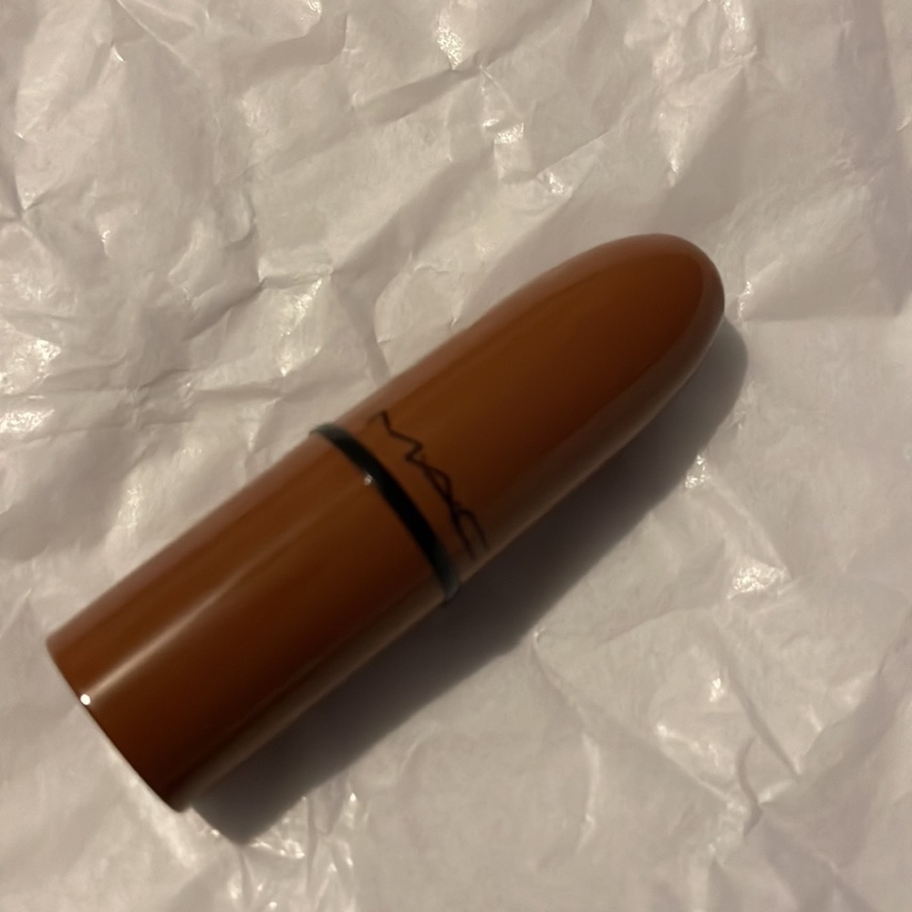 Mac cosmetics taupe lipstick neutral tan brown cream pink mini - Picture 3 of 6